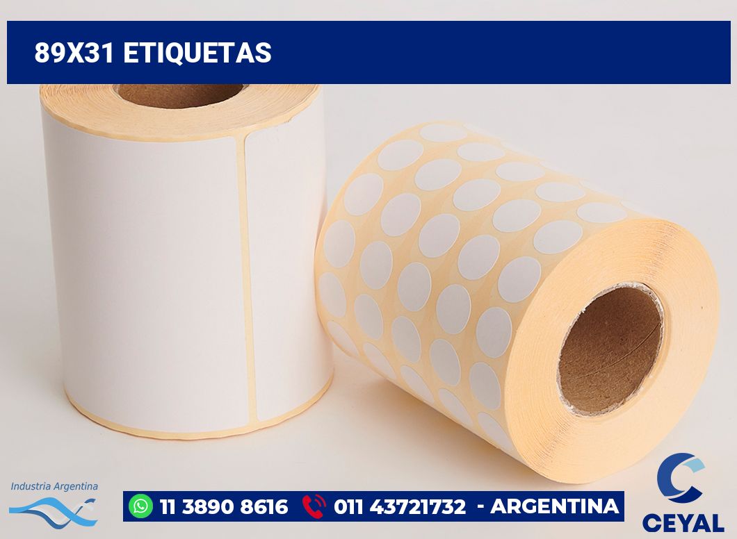 89x31 Etiquetas