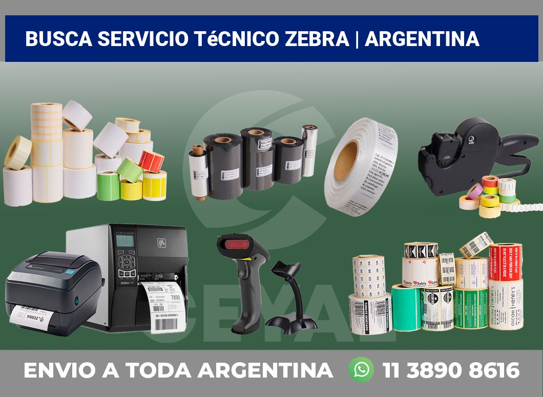 Busca servicio técnico Zebra | Argentina