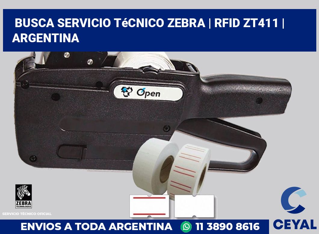 Busca servicio técnico Zebra | RFID ZT411 | Argentina