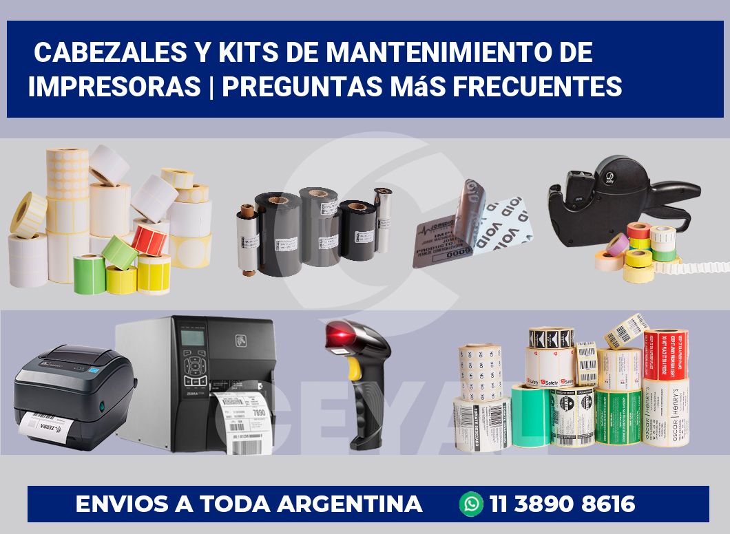 Cabezales y kits de mantenimiento de impresoras | Preguntas más frecuentes