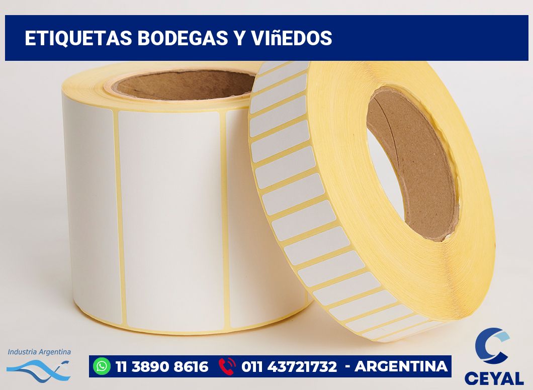 Etiquetas Bodegas y viñedos