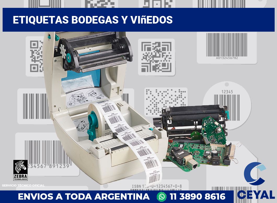 Etiquetas Bodegas y viñedos