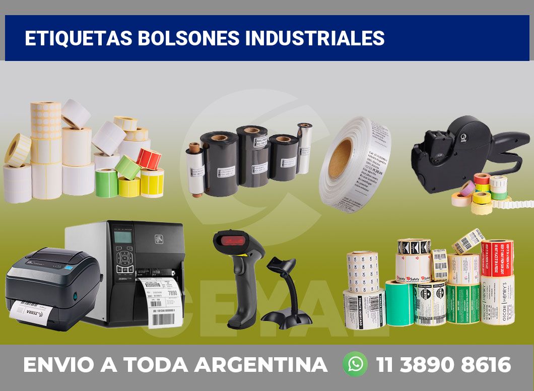 Etiquetas Bolsones industriales