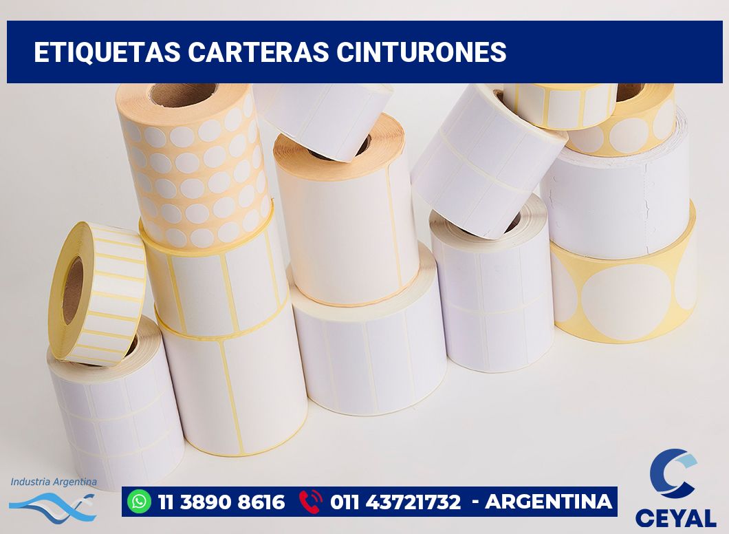 Etiquetas Carteras cinturones