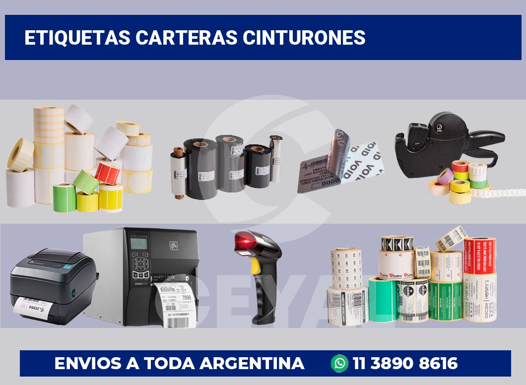 Etiquetas Carteras cinturones