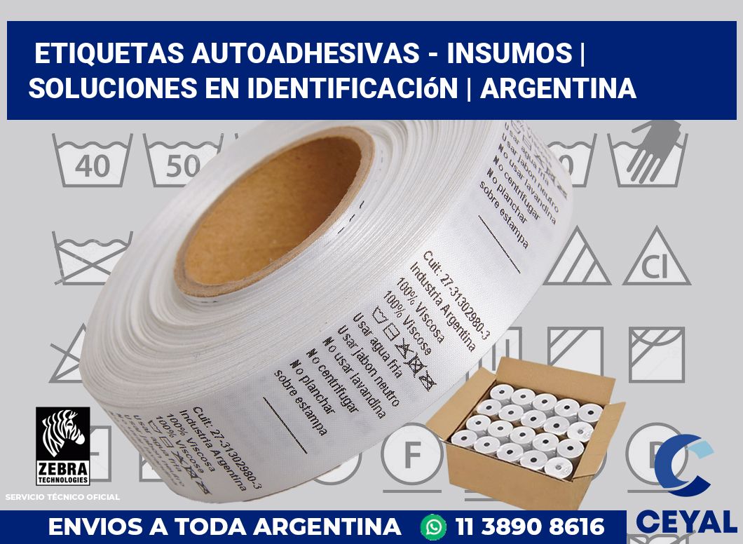 Etiquetas autoadhesivas - insumos | Soluciones en identificación | Argentina