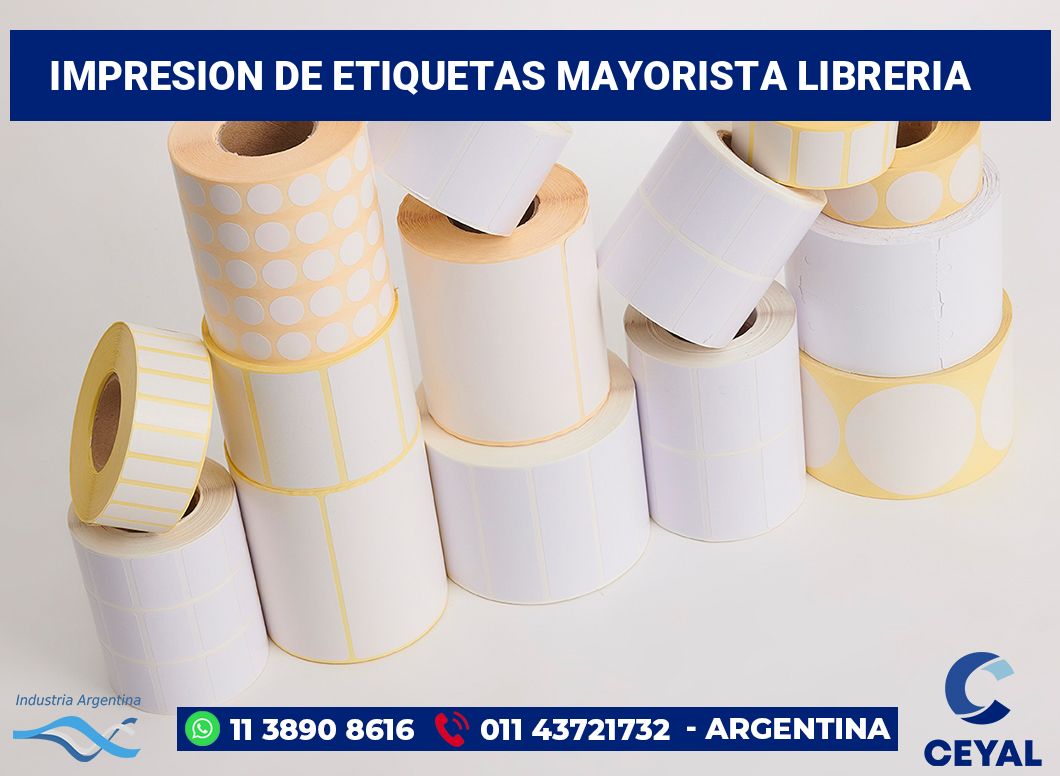 Impresion de etiquetas Mayorista libreria
