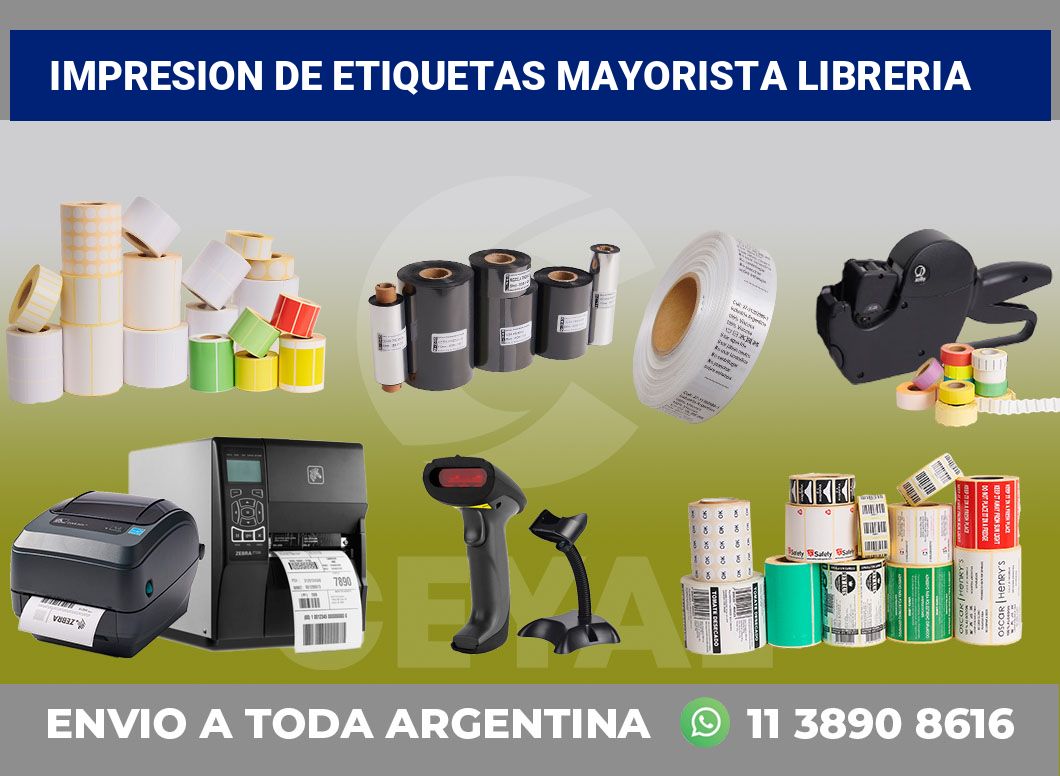 Impresion de etiquetas Mayorista libreria