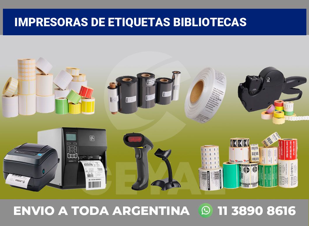 Impresoras de etiquetas Bibliotecas