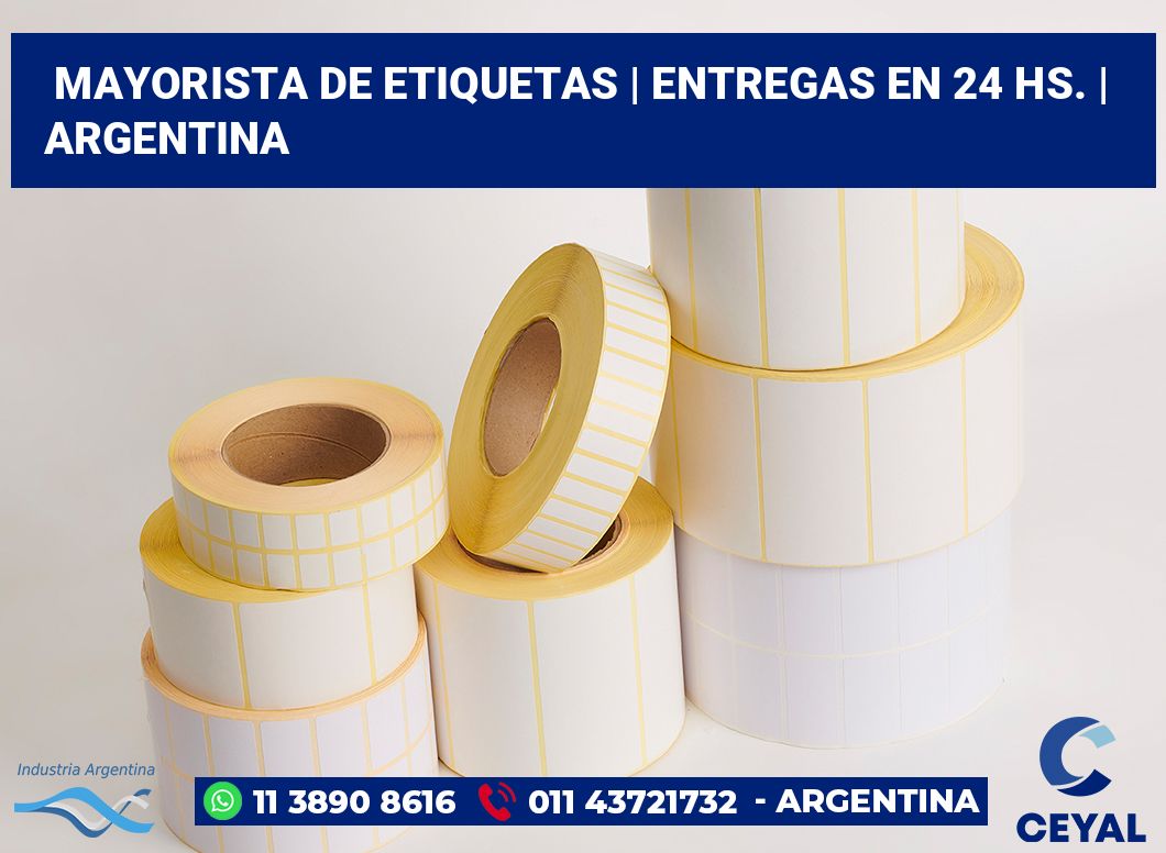 Mayorista de etiquetas | Entregas en 24 hs. | Argentina