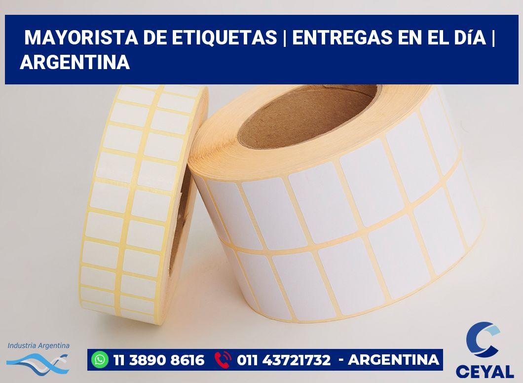 Mayorista de etiquetas | Entregas en el día | Argentina