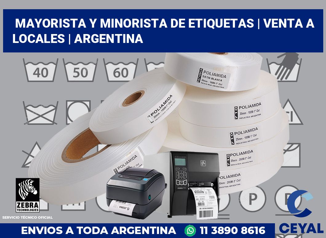 Mayorista y minorista de etiquetas | Venta a locales | Argentina