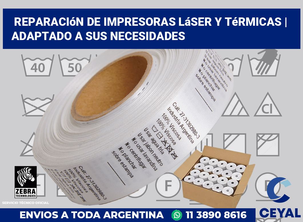 Reparación de impresoras láser y térmicas | Adaptado a sus necesidades