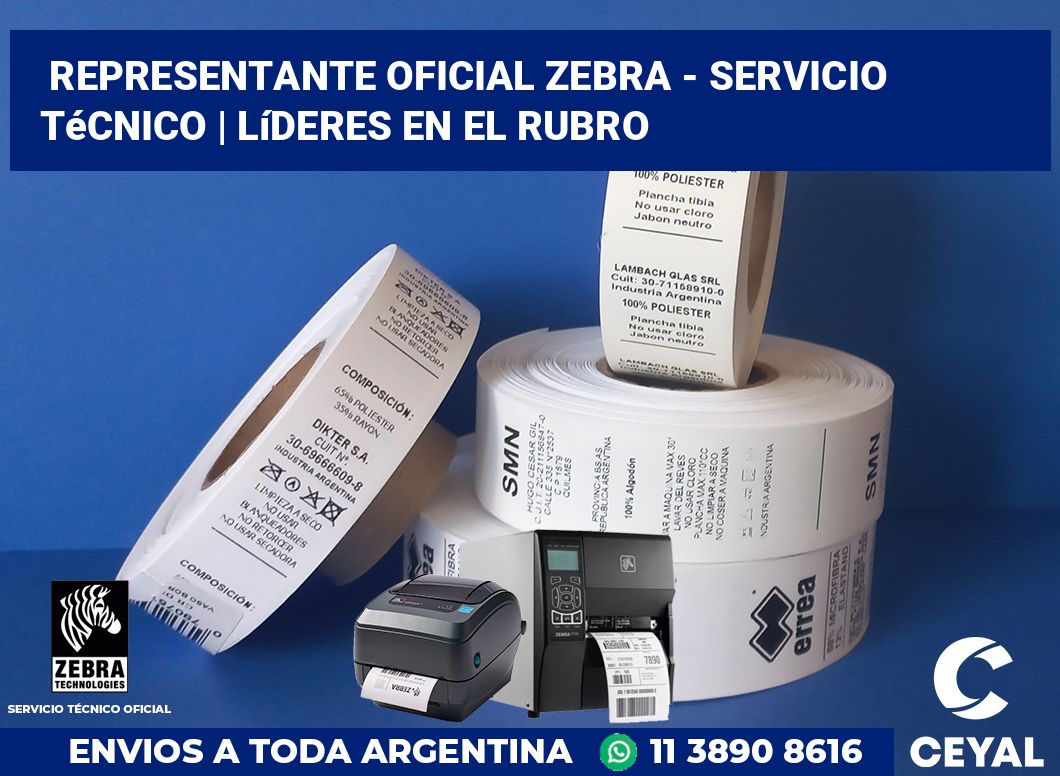 Representante oficial Zebra - Servicio técnico | Líderes en el rubro