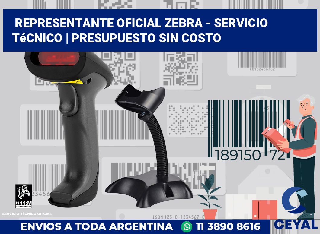 Representante oficial Zebra - Servicio técnico | Presupuesto sin costo
