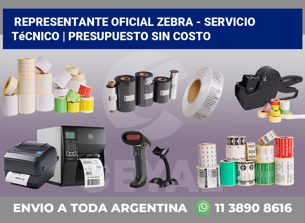 Representante oficial Zebra – Servicio técnico | Presupuesto sin costo