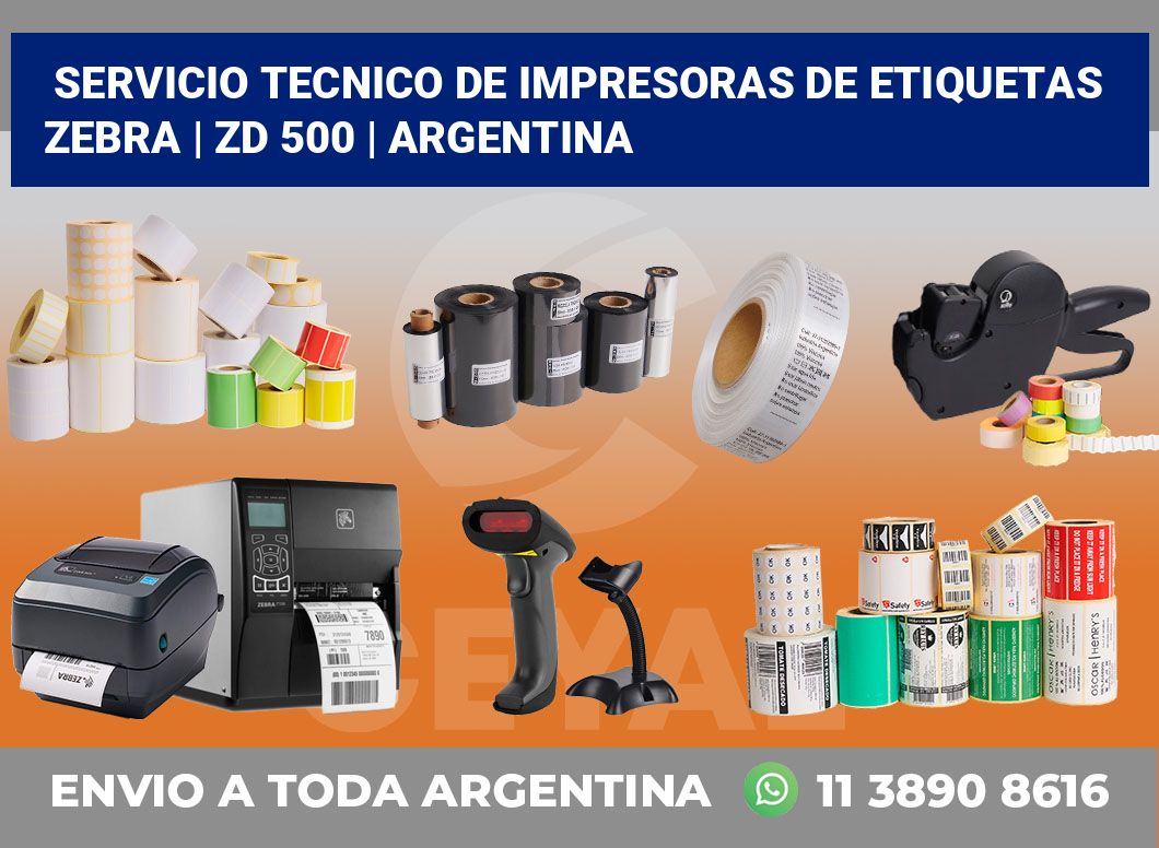 Servicio Tecnico De Impresoras De Etiquetas Zebra | ZD 500 | Argentina