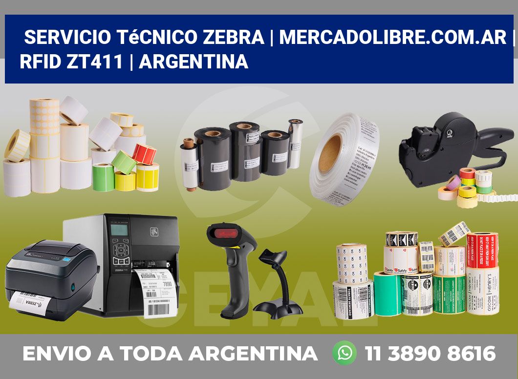 Servicio Técnico Zebra | MercadoLibre.com.ar | RFID ZT411 | Argentina