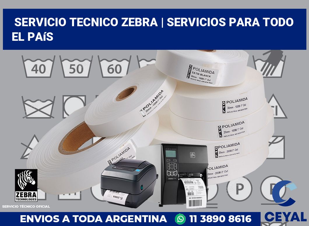 Servicio tecnico Zebra | Servicios para todo el país
