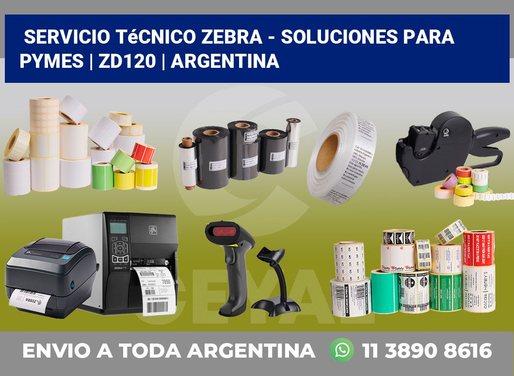 Servicio técnico Zebra – Soluciones para Pymes | ZD120 | Argentina