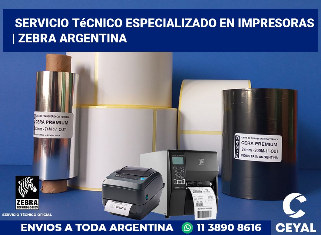 Servicio técnico especializado en impresoras | Zebra argentina
