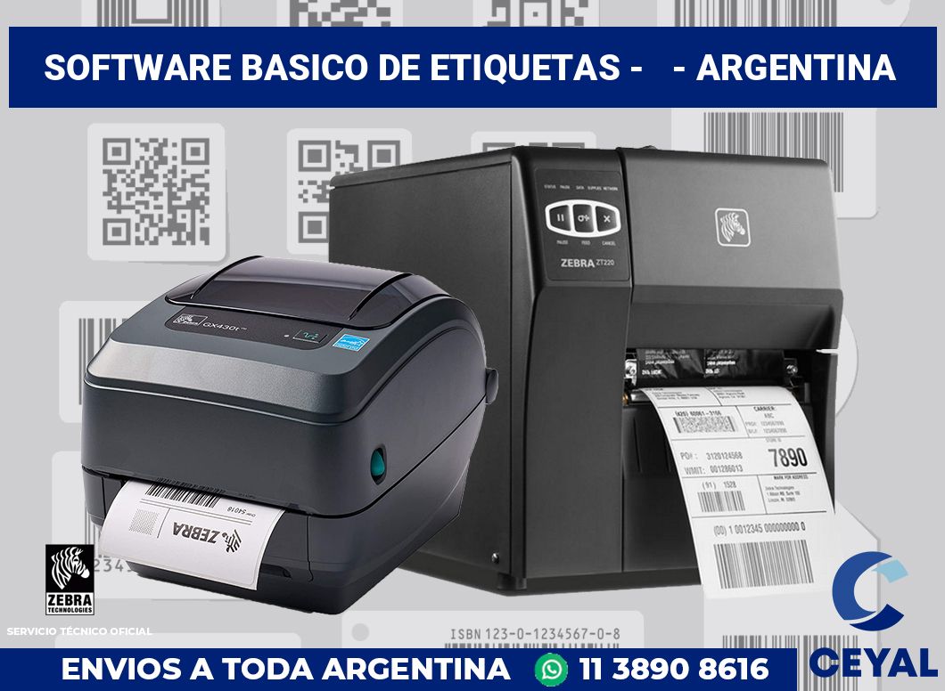 Software basico de etiquetas -   - Argentina