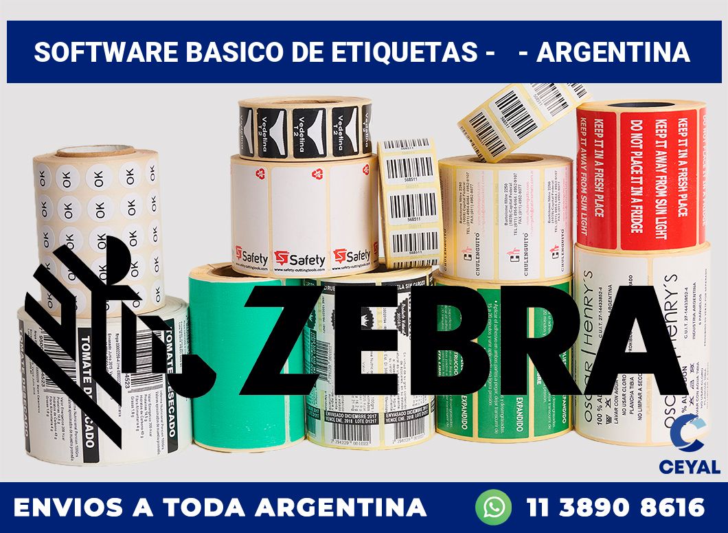 Software basico de etiquetas –   – Argentina