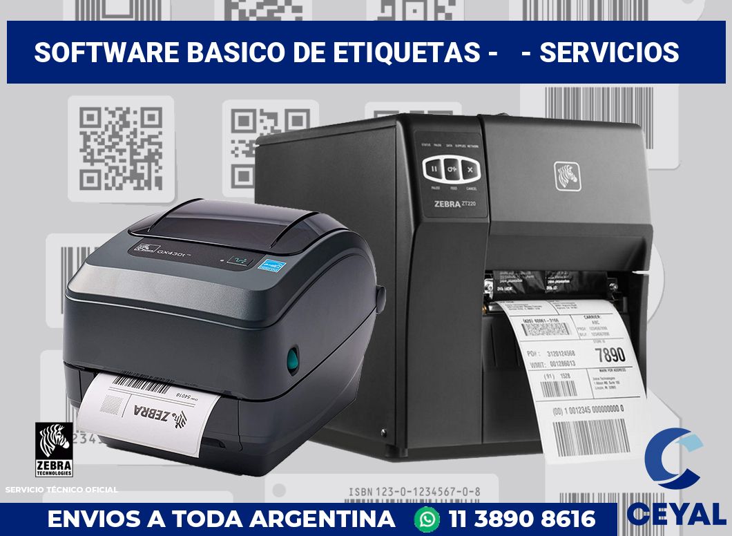 Software basico de etiquetas -   - Servicios