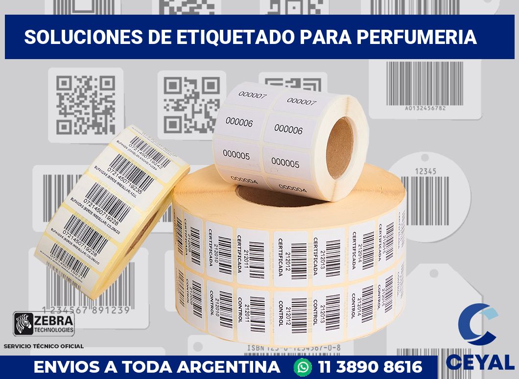 Soluciones de Etiquetado para perfumeria