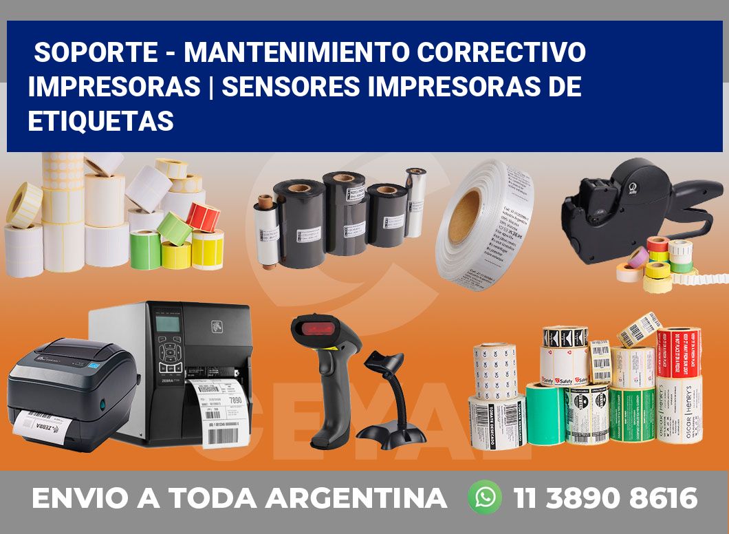Soporte – Mantenimiento correctivo impresoras | Sensores impresoras de etiquetas
