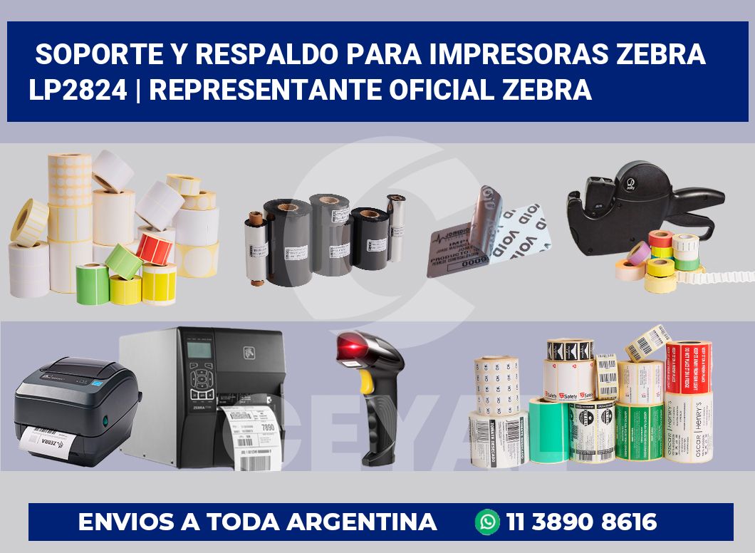 Soporte y respaldo para impresoras Zebra LP2824 | Representante oficial Zebra
