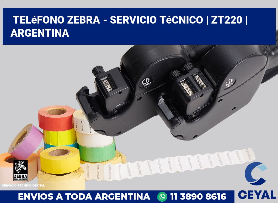 Teléfono Zebra - Servicio Técnico | ZT220 | Argentina
