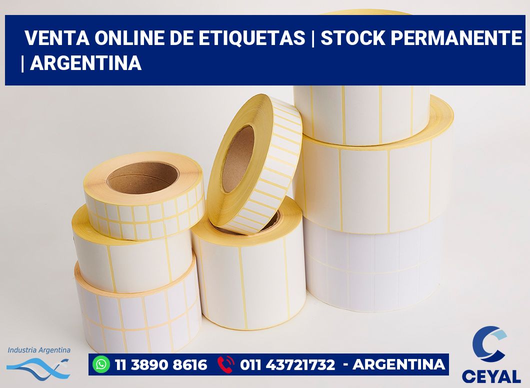 Venta online de etiquetas | Stock permanente | Argentina