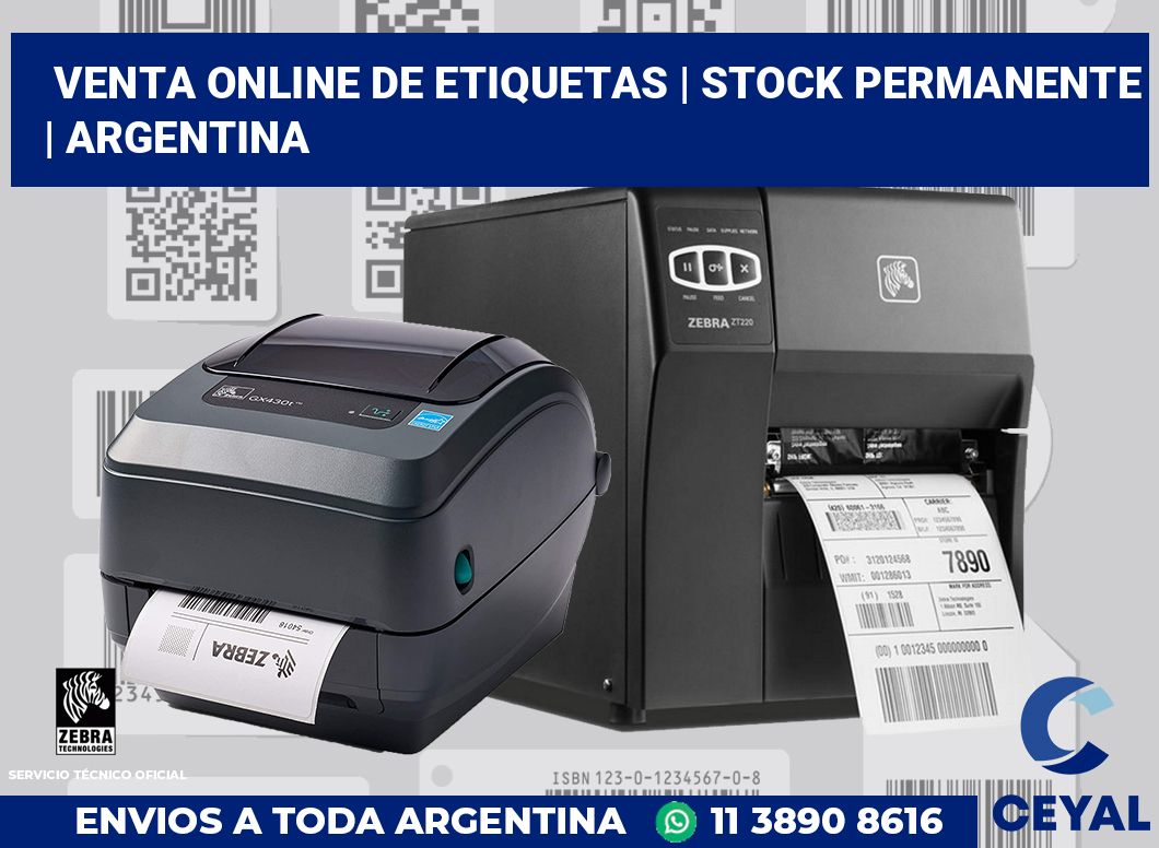 Venta online de etiquetas | Stock permanente | Argentina