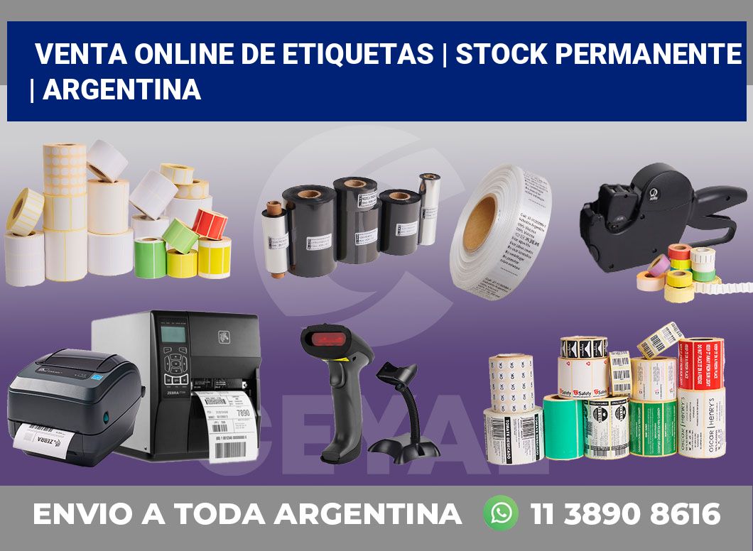 Venta online de etiquetas | Stock permanente | Argentina
