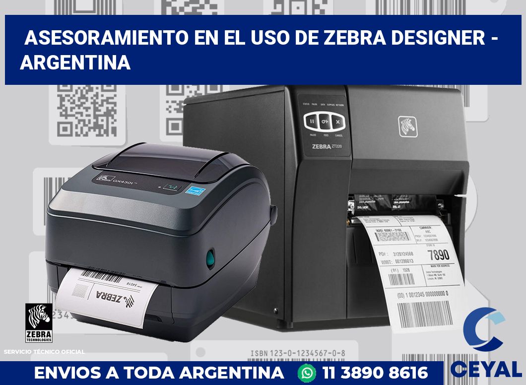 asesoramiento en el uso de zebra designer - Argentina