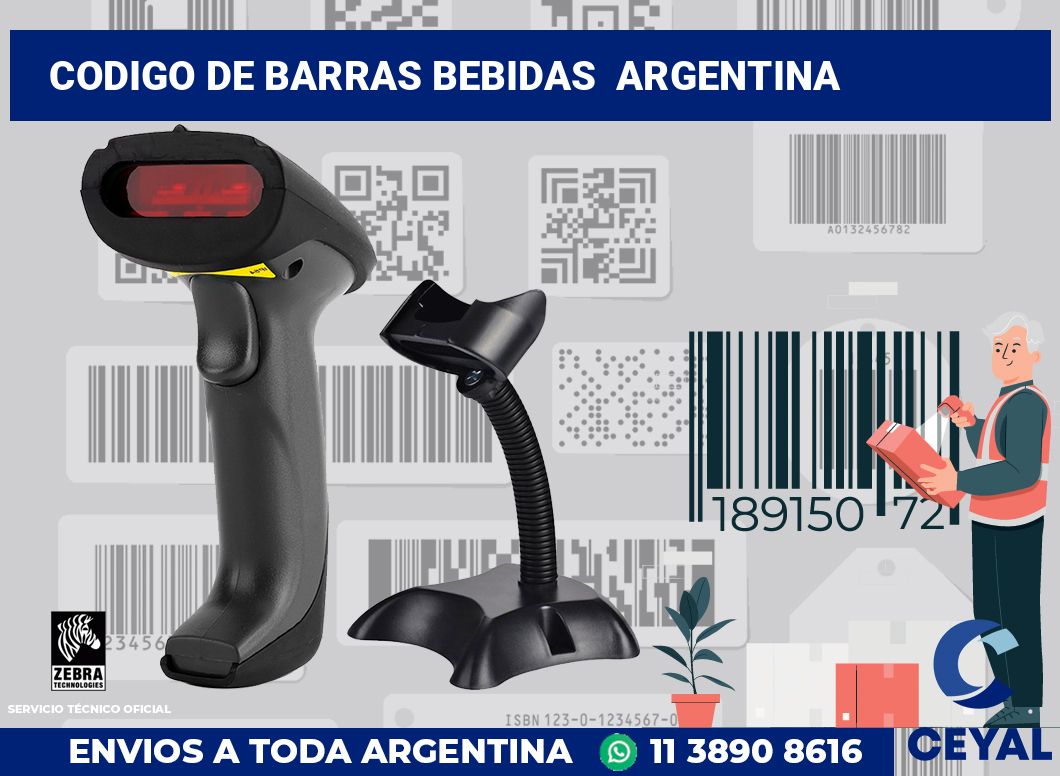 codigo de barras bebidas  argentina