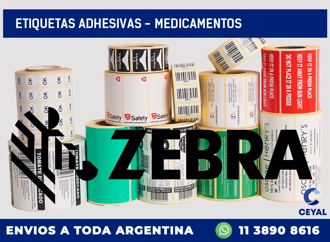 etiquetas adhesivas - Medicamentos