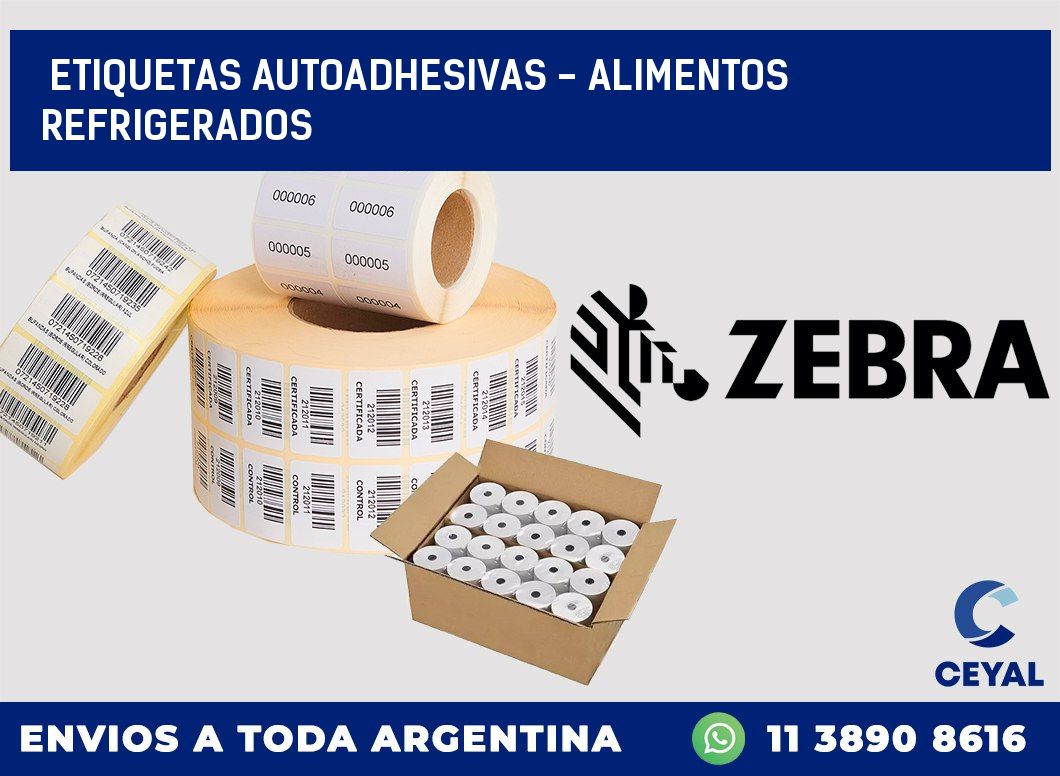 etiquetas autoadhesivas - alimentos refrigerados