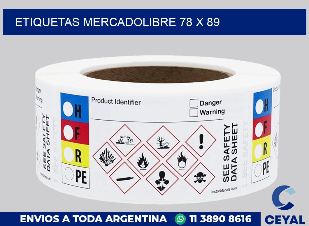 etiquetas mercadolibre 78 x 89