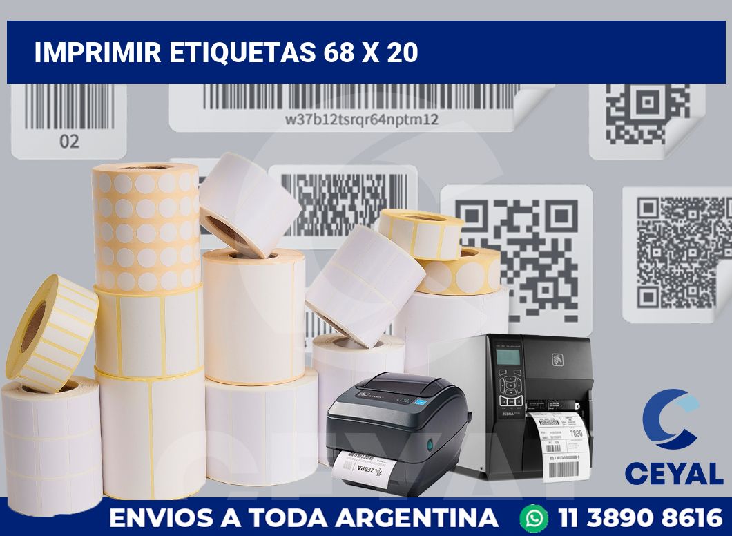 imprimir etiquetas 68 x 20