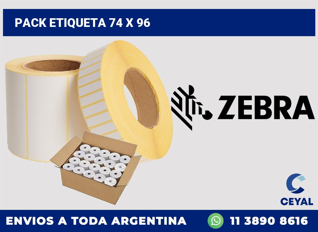 pack etiqueta 74 x 96