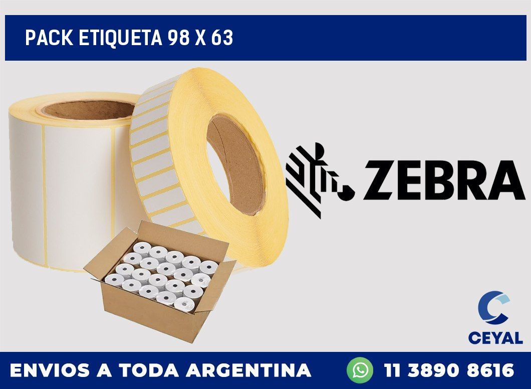 pack etiqueta 98 x 63