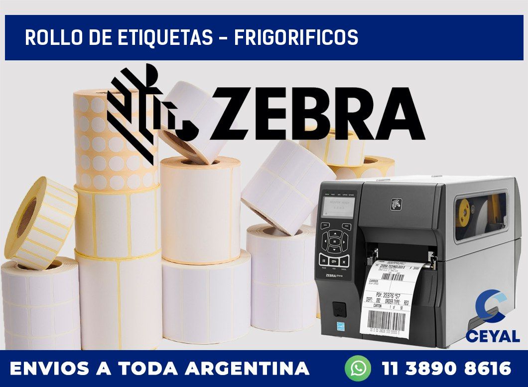 rollo de etiquetas – frigorificos