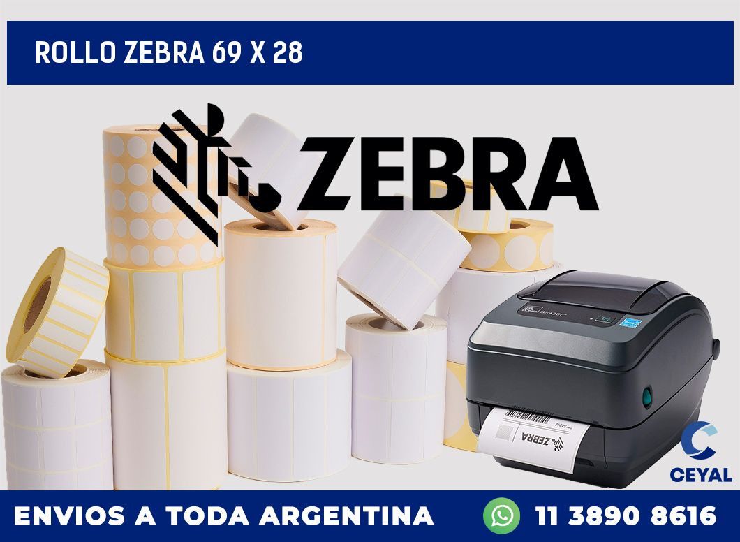 rollo zebra 69 x 28