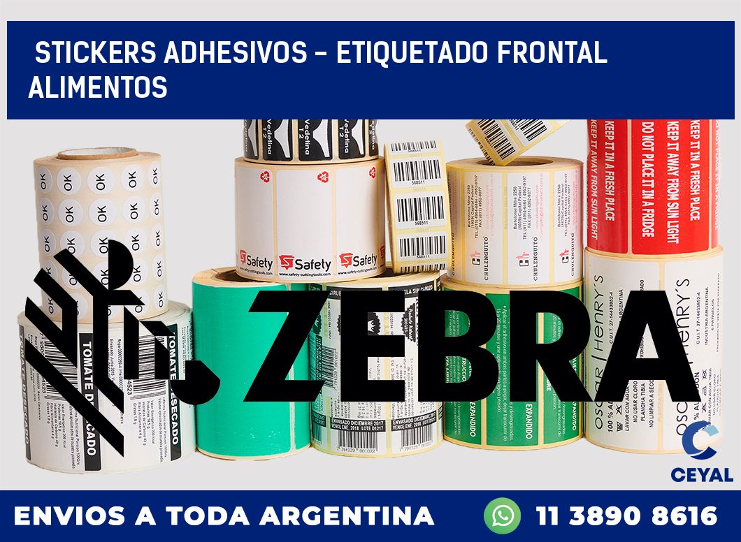 stickers adhesivos – etiquetado frontal alimentos