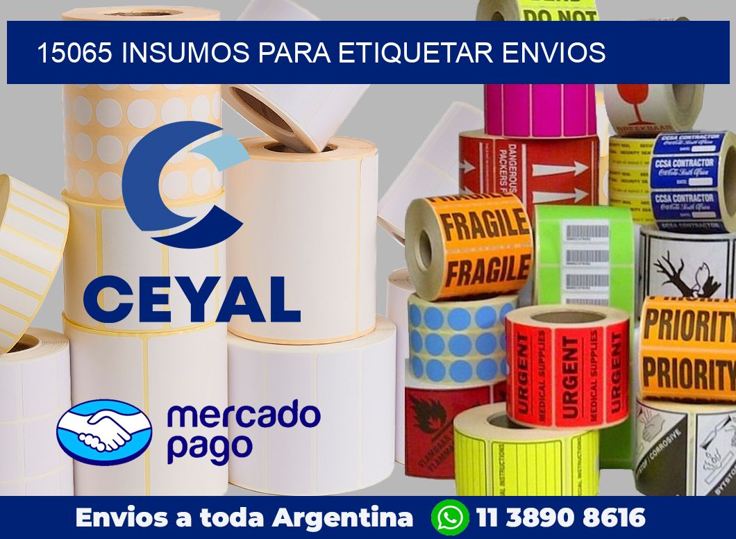 15065 Insumos para etiquetar envios