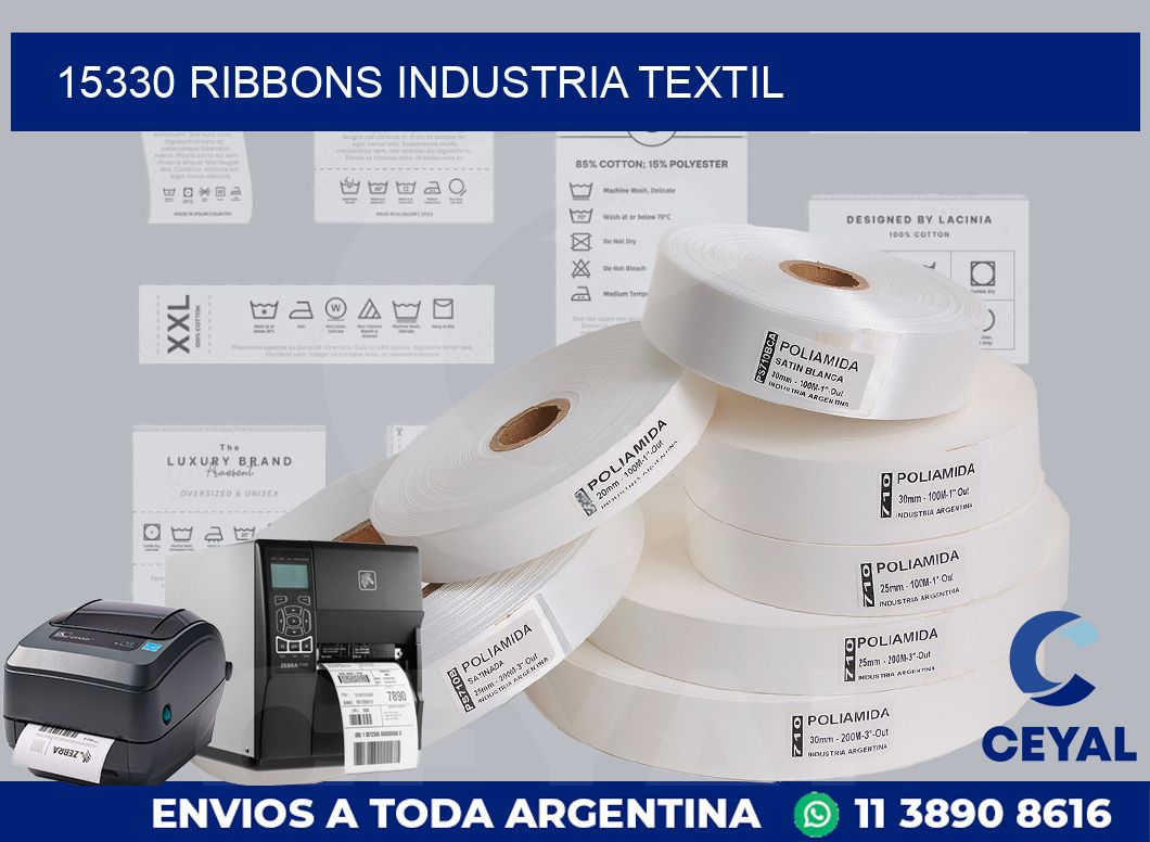 15330 ribbons industria textil