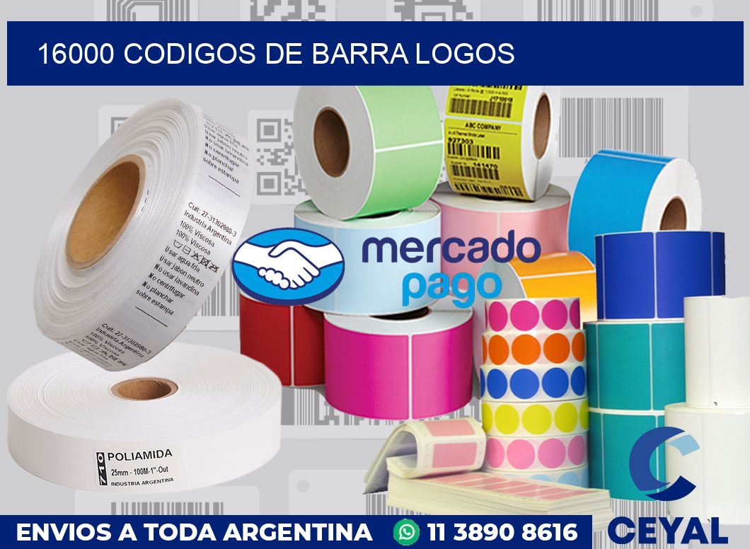 16000 Codigos de barra logos