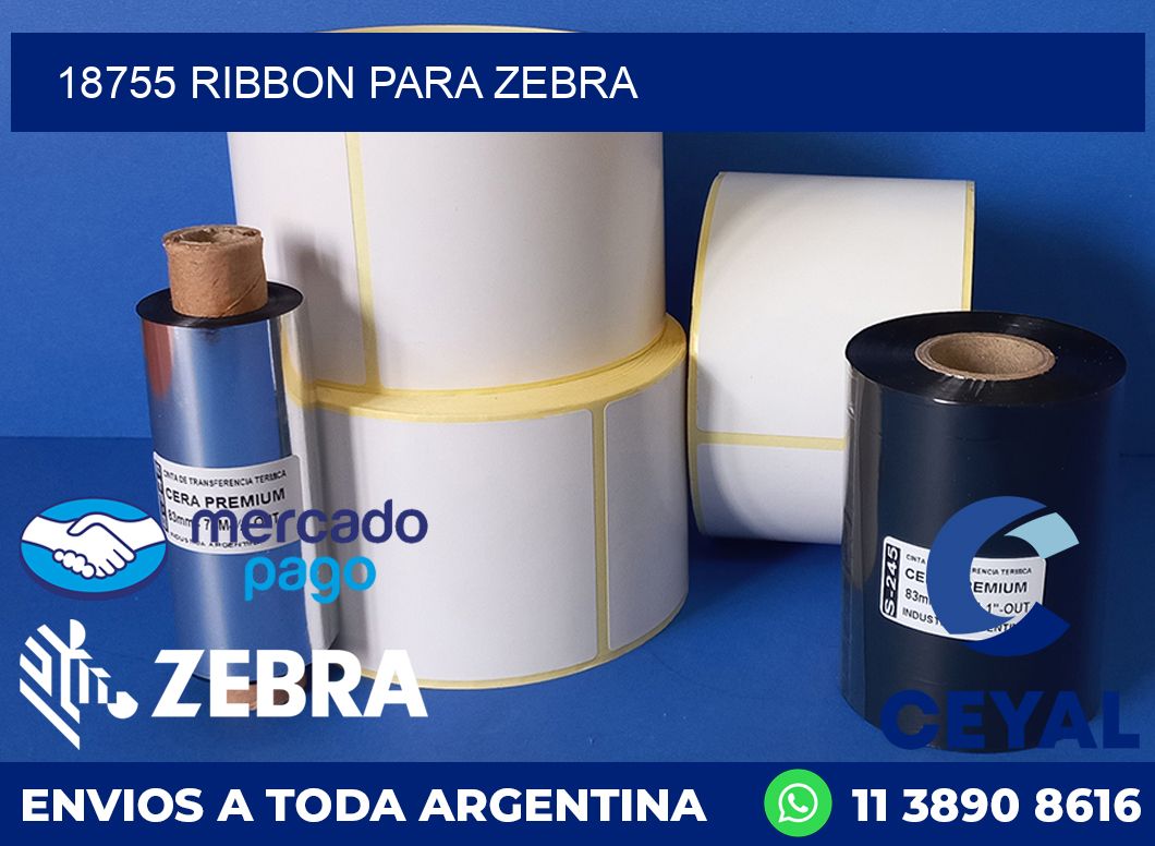 18755 ribbon para zebra